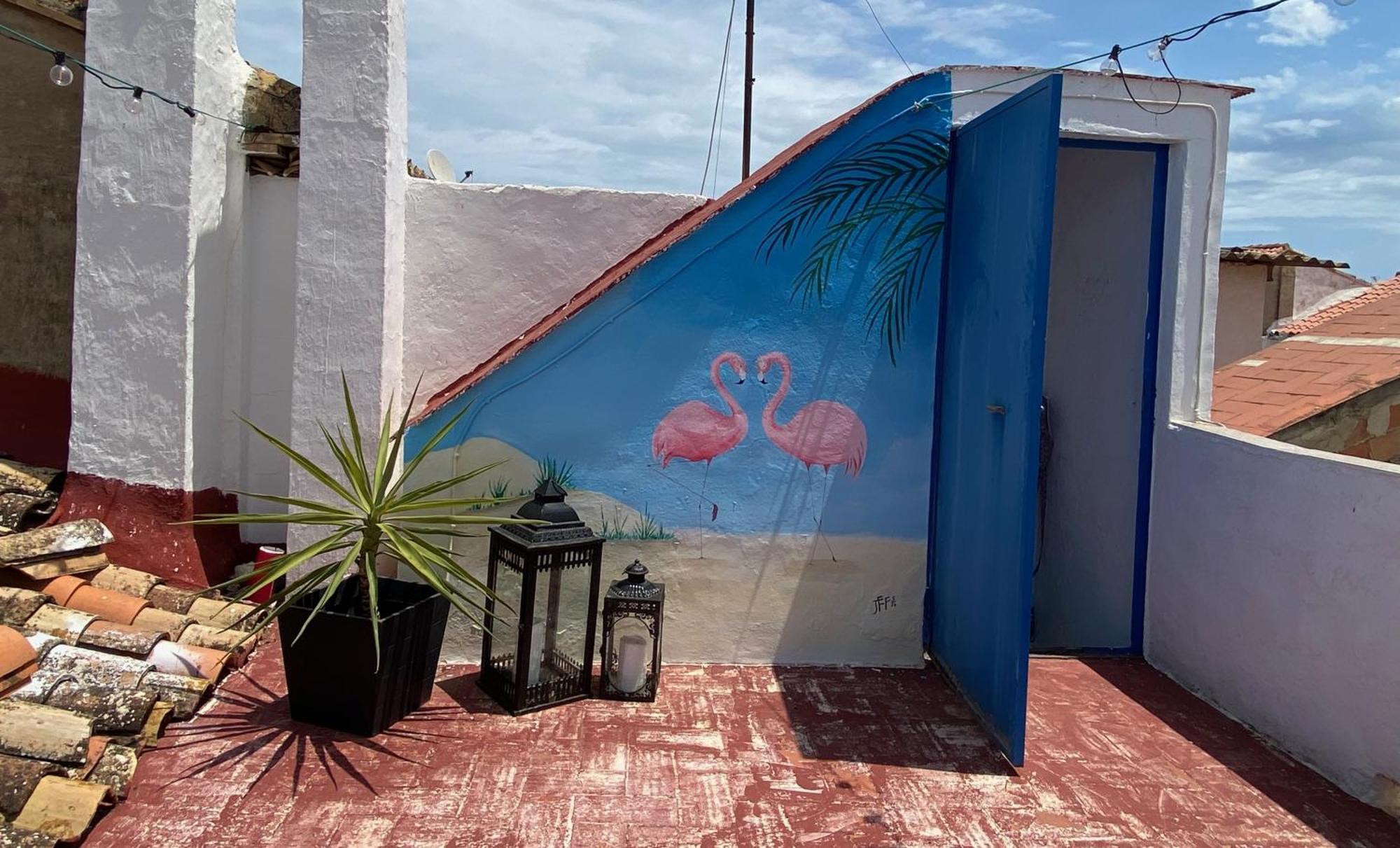 Casa De Los Dos Flamencos Miramar Bagian luar foto